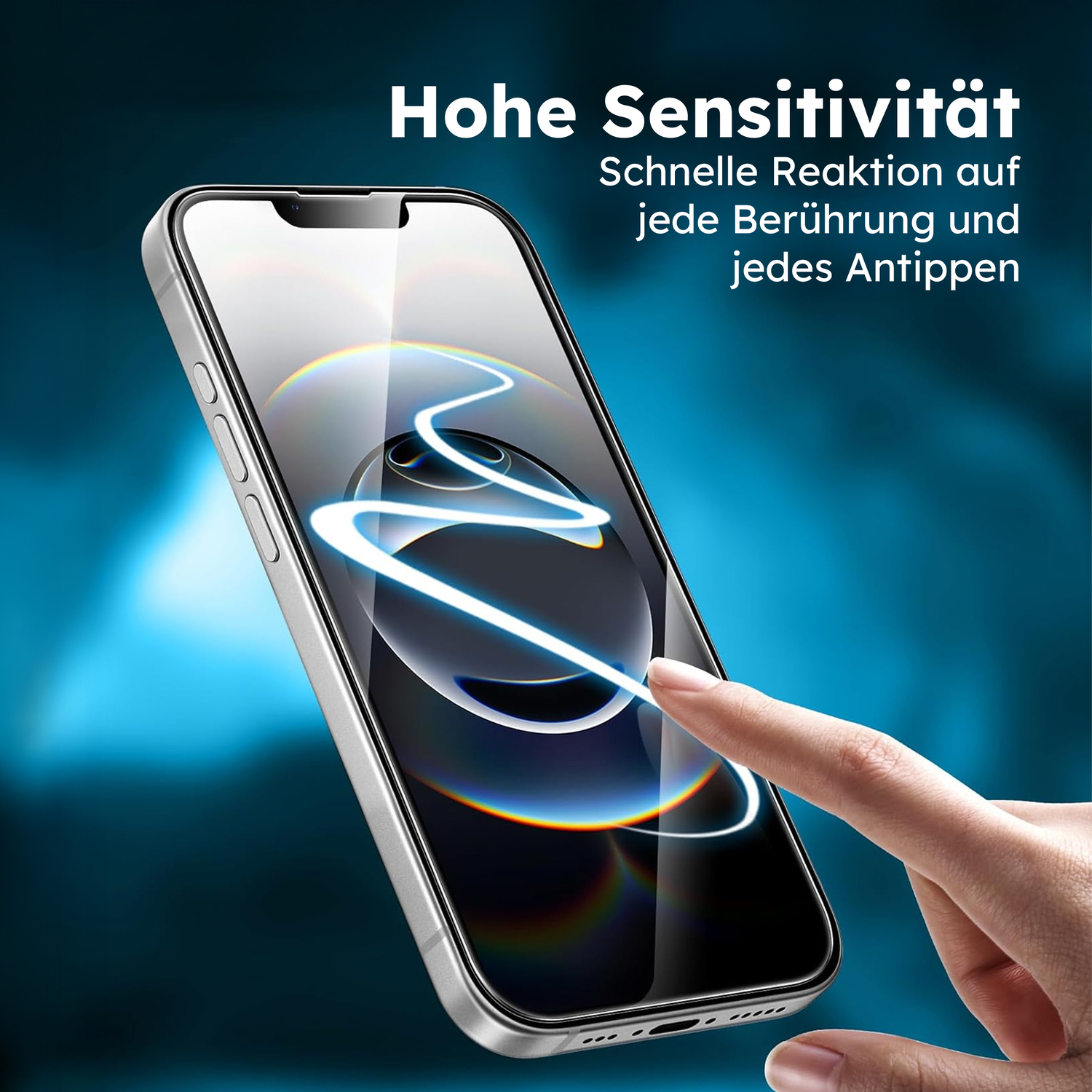 alkaya. | A Shield | Displayschutzglas | 3D Full Cover transparent, iPhone 16e