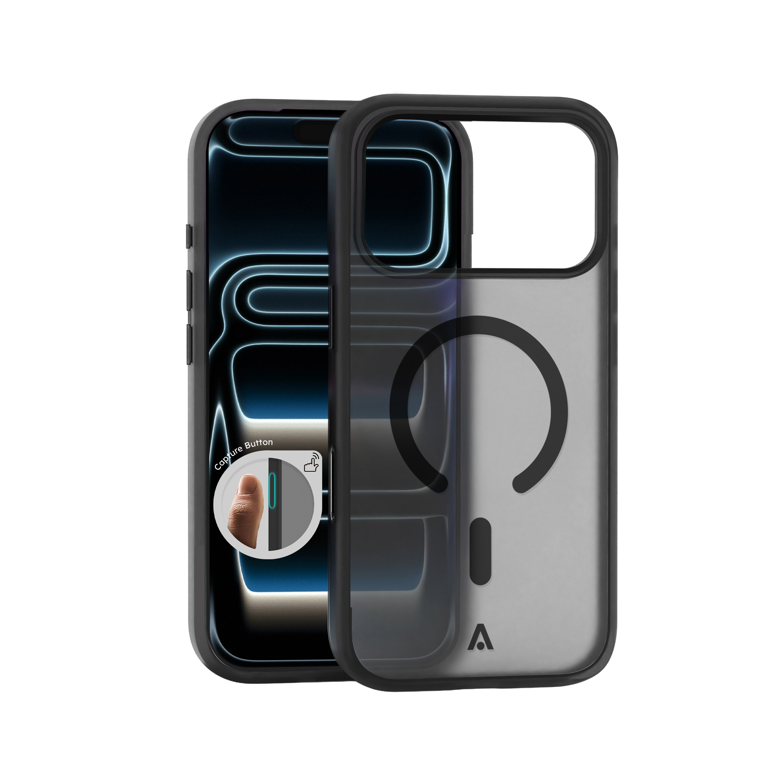alkaya. | LUCID Protect Case kompatibel mit Magsafe schwarz, iPhone 17 Pro