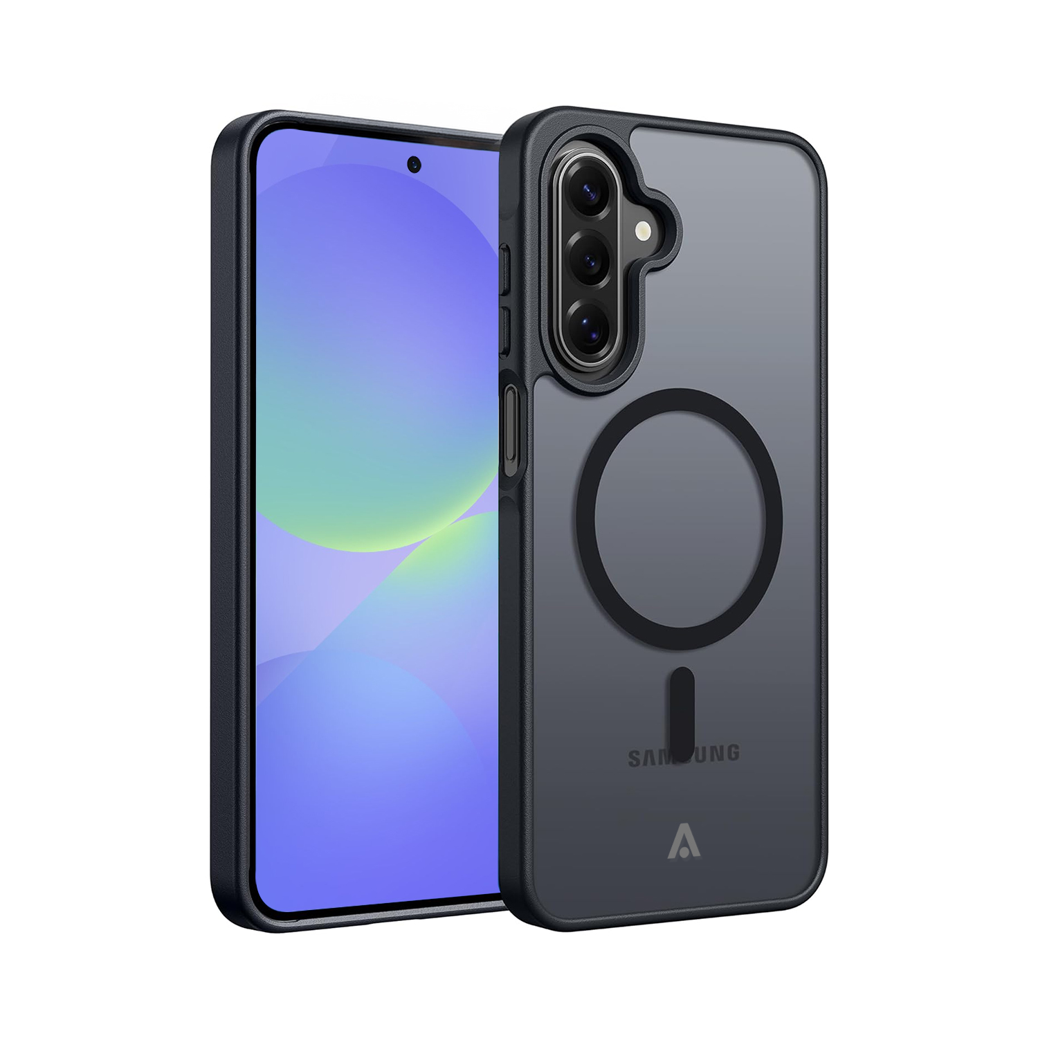 alkaya. | LUCID FROSTED Case Kompatibel mit MagSafe, Samsung A37 schwarz