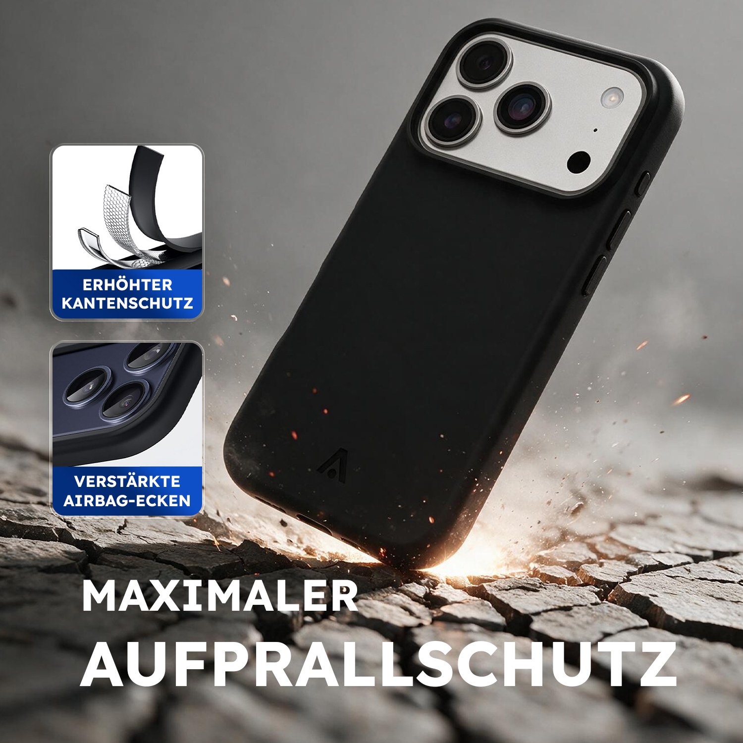 alkaya. | LUCID Silikon Case kompatibel mit Magsafe schwarz, iPhone  17 Pro Max/18 Pro Max