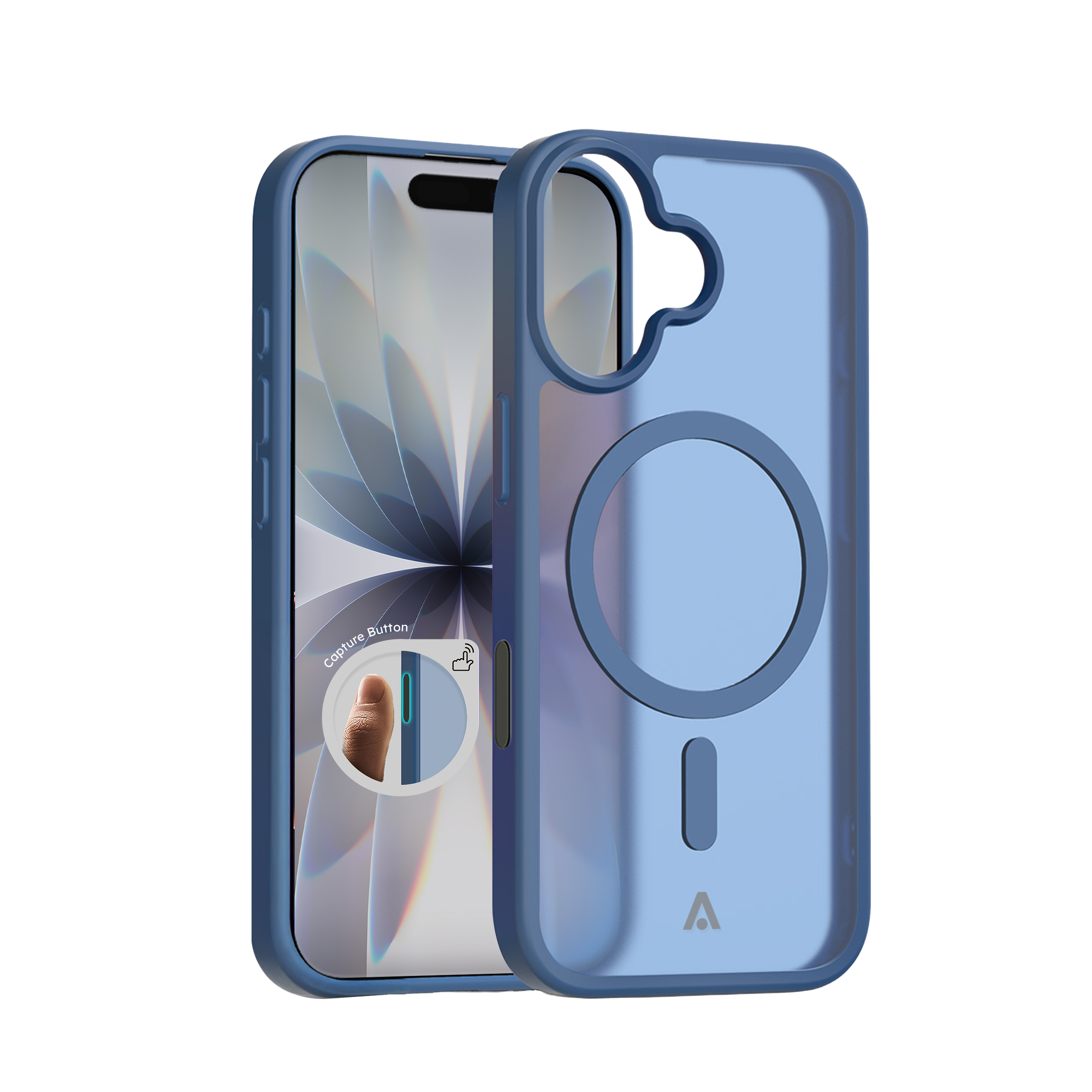 alkaya. | LUCID Protect Case kompatibel mit Magsafe blau, iPhone 17