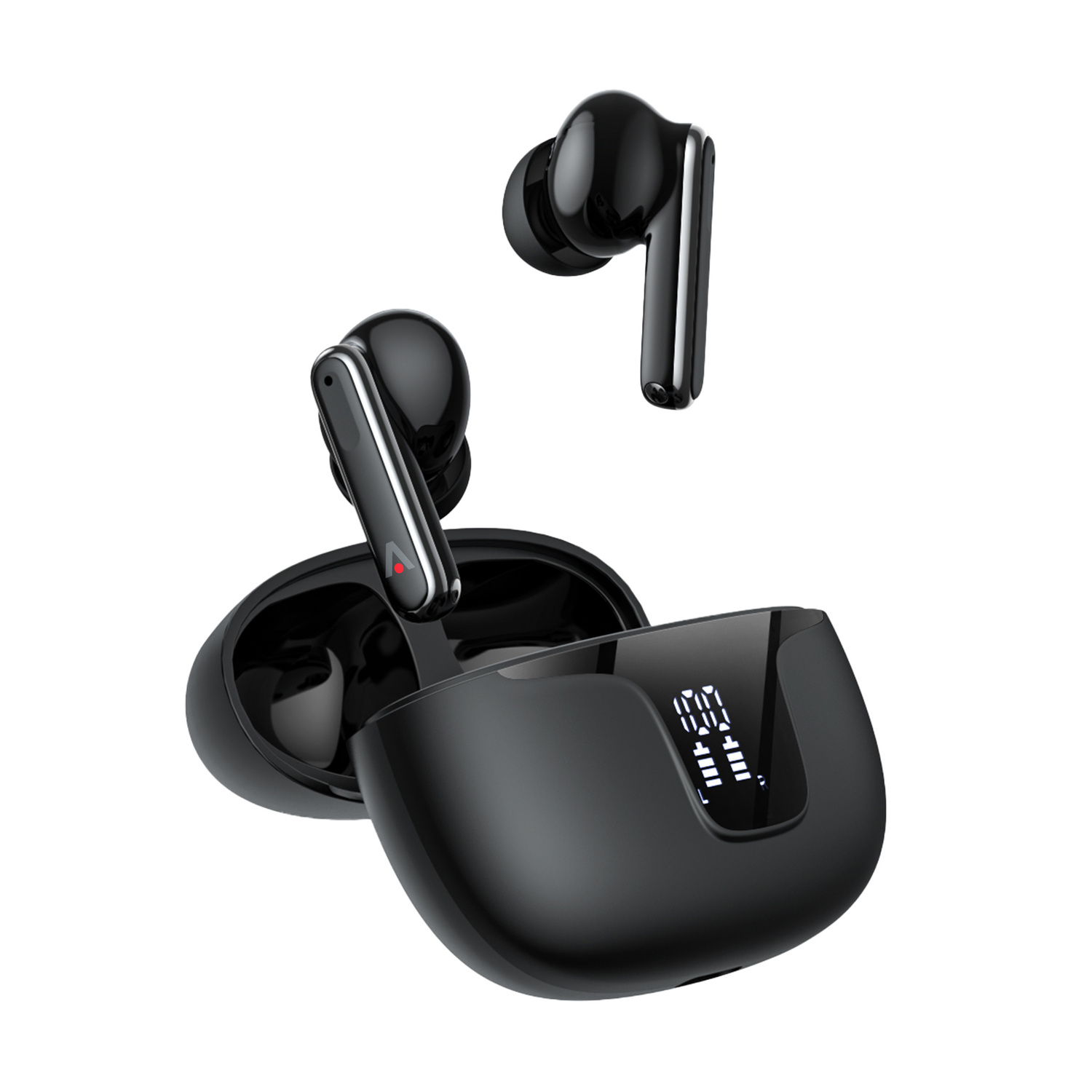 alkaya. | A Buds Quantum Sound | Bluetooth Kopfhörer | Display mit Ladestatus Schwarz