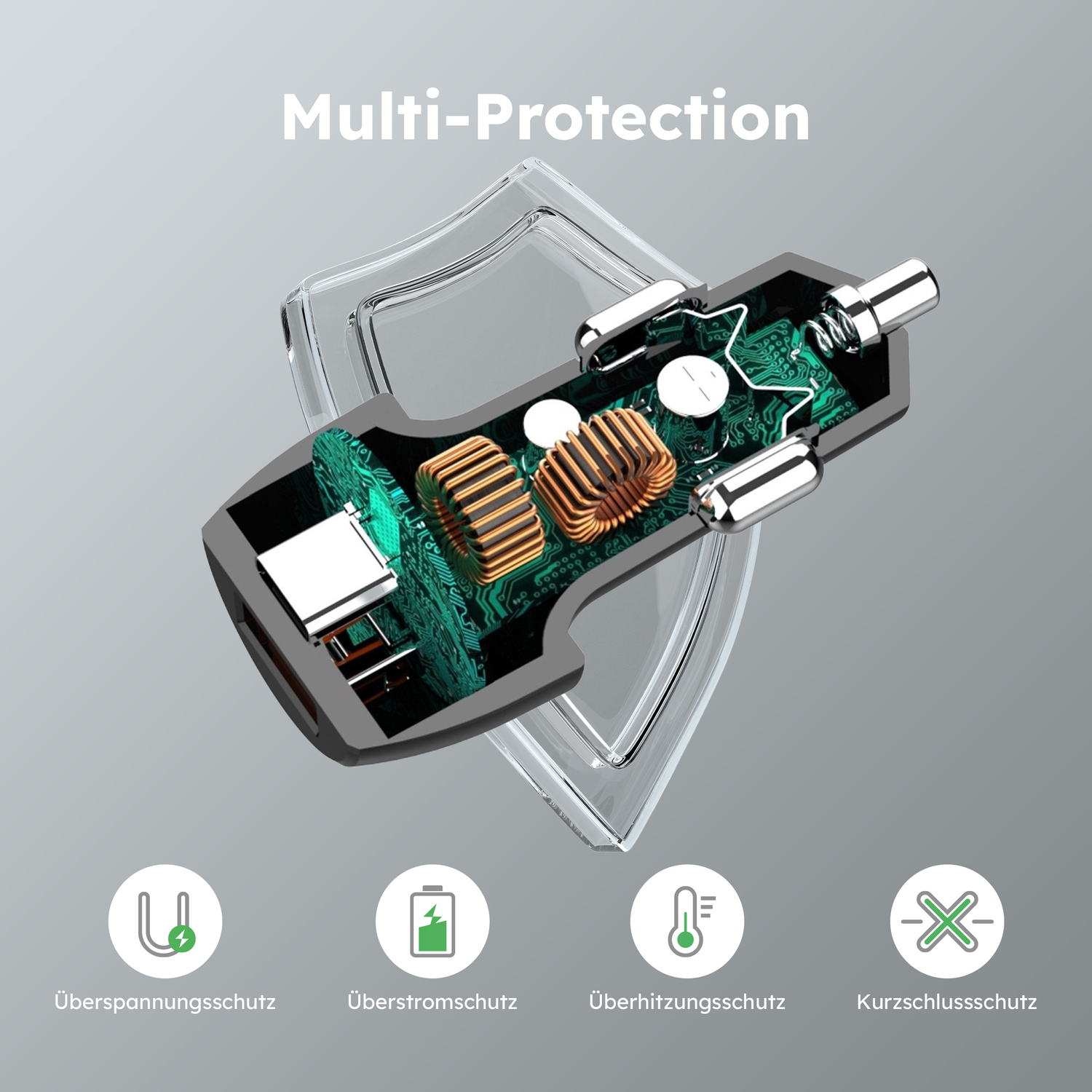 alkaya. | Nexus KFZ schnellladegerät für Zigaretten Anzünder / 12 Volt Anschluss