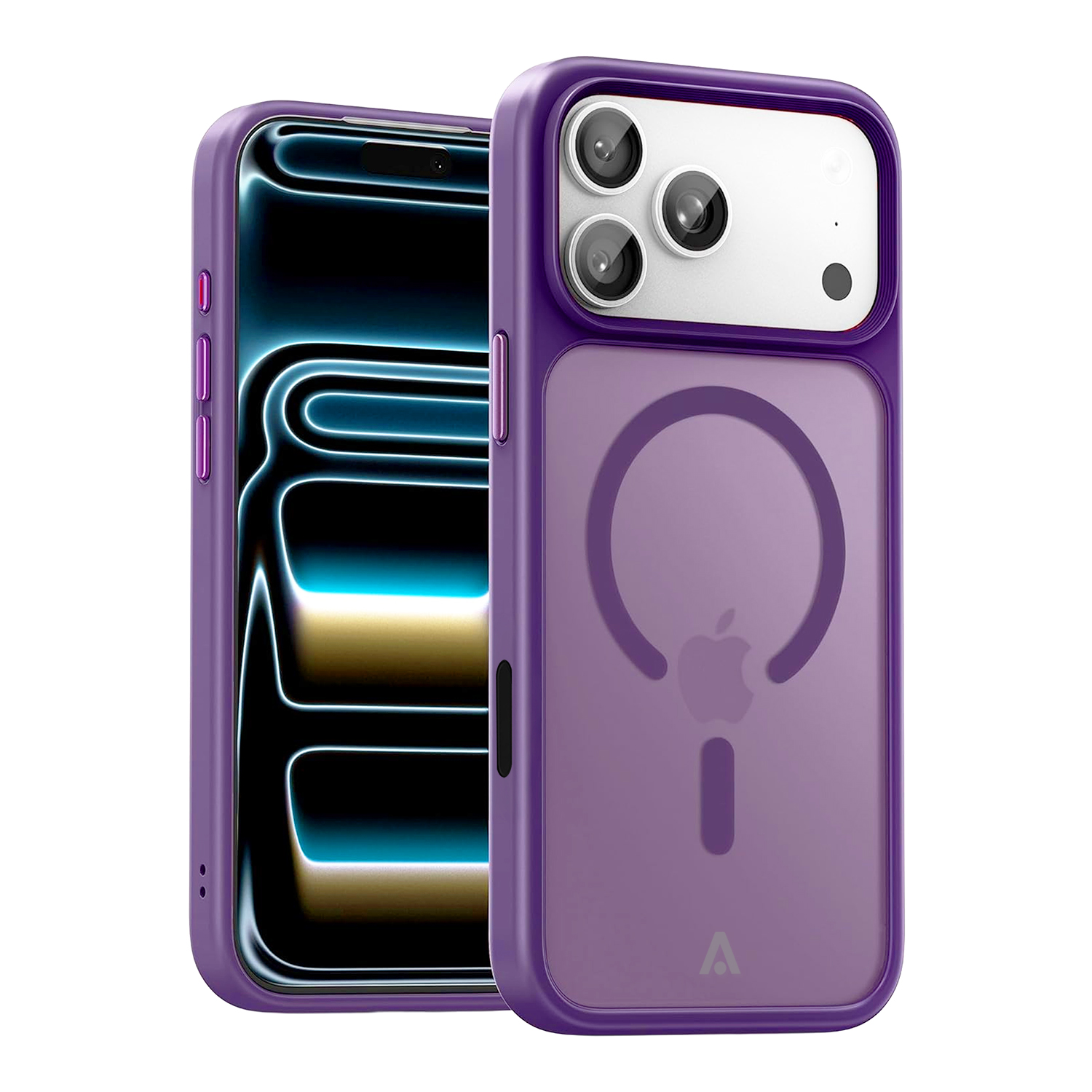 alkaya. | LUCID FROSTED Case kompatibel mit Magsafe lila, iPhone 17 Pro/ 18 Pro