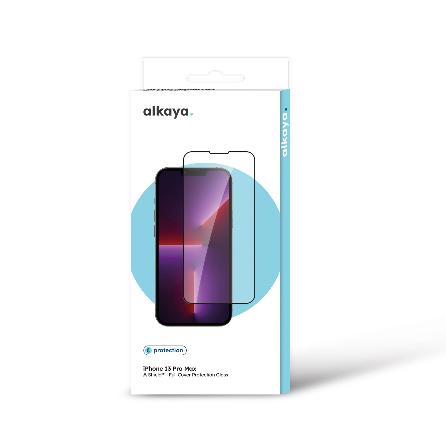 alkaya. | A Shield | Displayschutzglas | 3D Full Cover transparent, iPhone 13 Pro Max