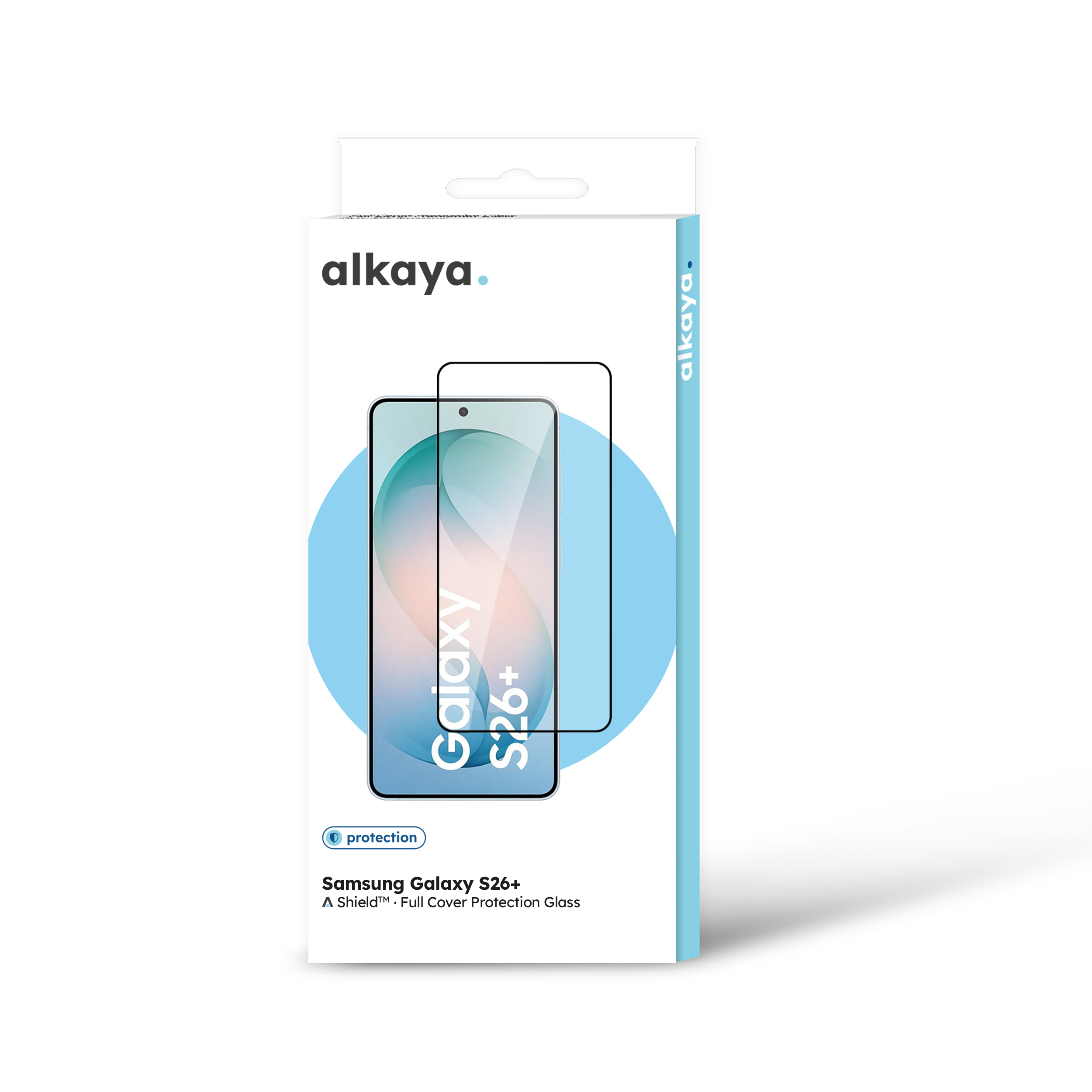alkaya. | A Shield | Displayschutzglas | 3D Full Cover transparent, Samsung S26 Plus