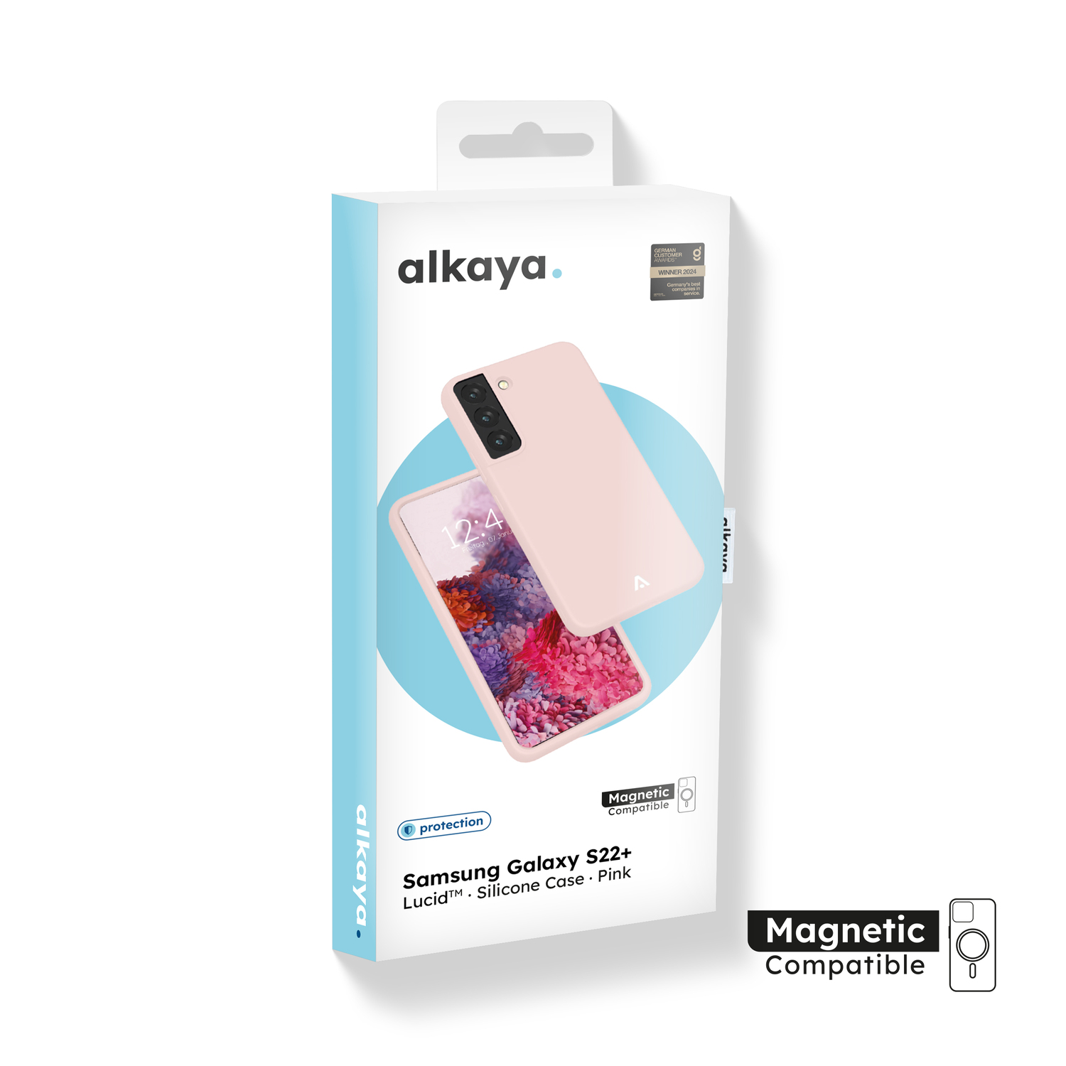 alkaya. | LUCID Silikon Case kompatibel mit Magsafe  pink, Samsung S22+